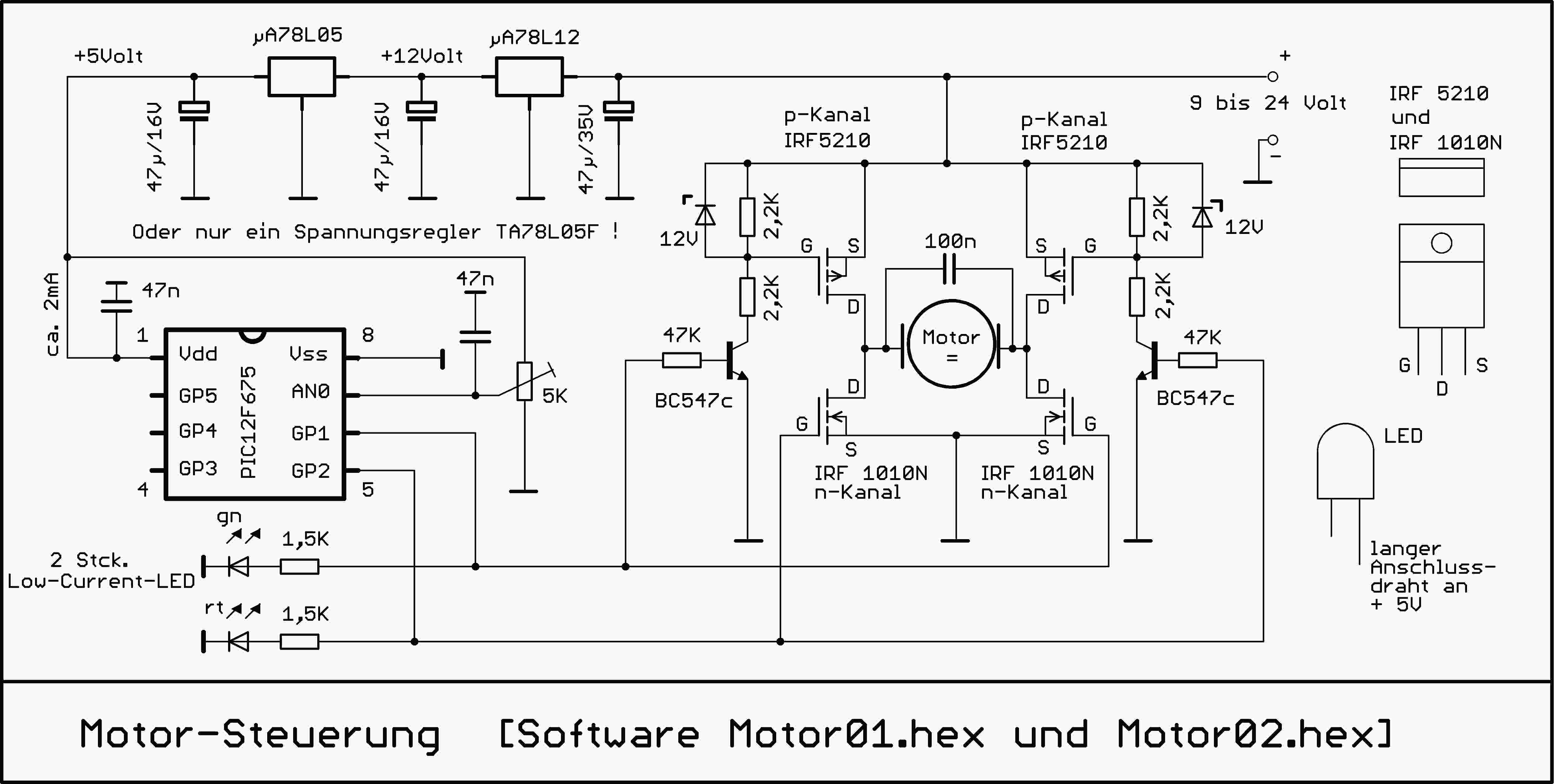 Gleichstrom-Motor-Steuerung